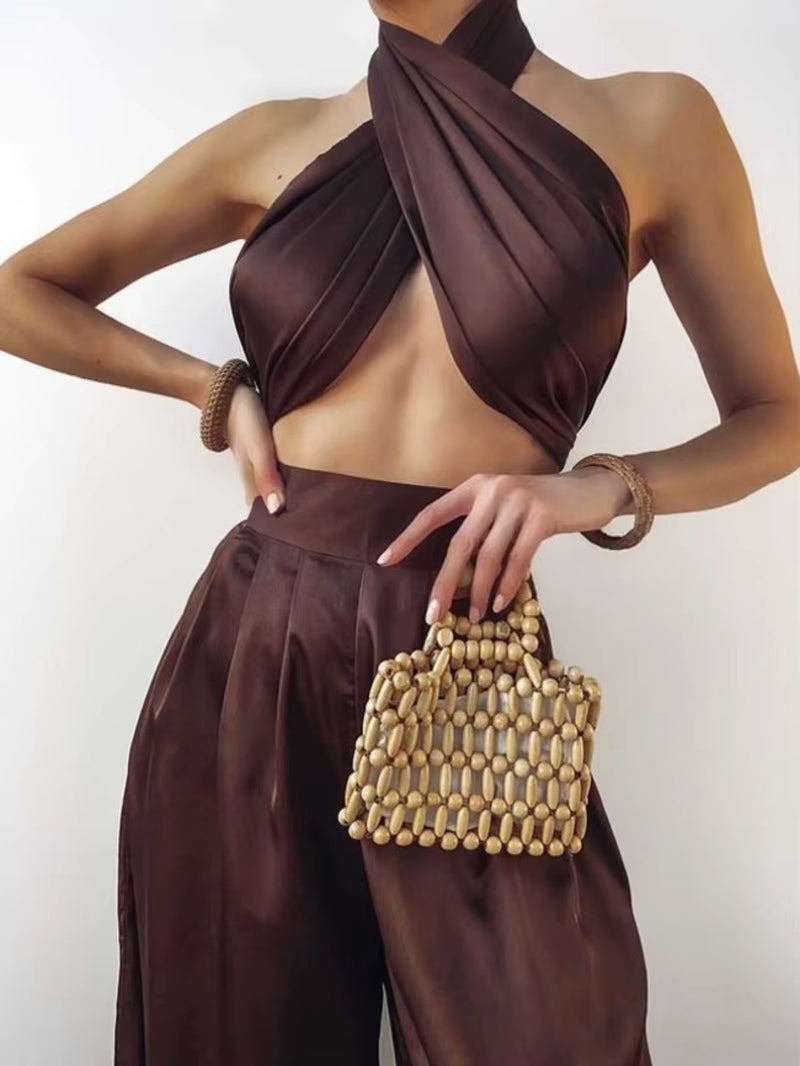 Sexy Bodycon Rompers Womens Jumpsuit Workout Active Wear Sleeveless 2021 Summer Satin Jumpsuits Skinny Fashion