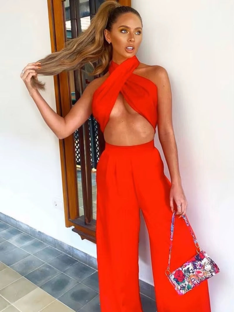 Sexy Bodycon Rompers Womens Jumpsuit Workout Active Wear Sleeveless 2021 Summer Satin Jumpsuits Skinny Fashion